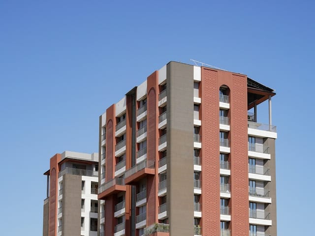 A residential apartment building